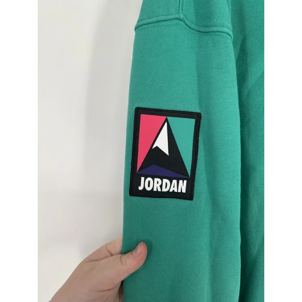 Jordan‎ Winter Utility Fleece Hoodie Mens XL Green Graphic Sweatshirt CT3489-370